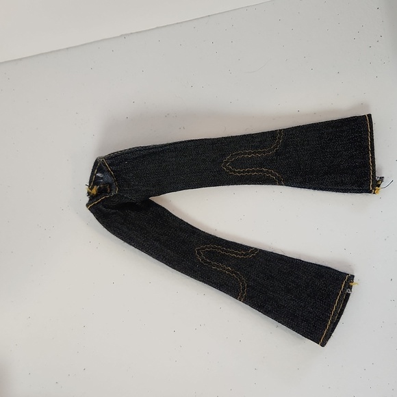 VINTAGE BRATZ XPRESS IT YASMIN CLOTHES CLOTHING BELL BOTTOM JEANS PANTS ONLY - Picture 1 of 2